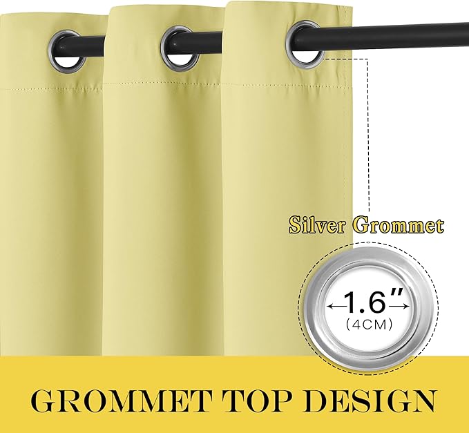 NICETOWN Blackout 108 inch Curtains - Image 5