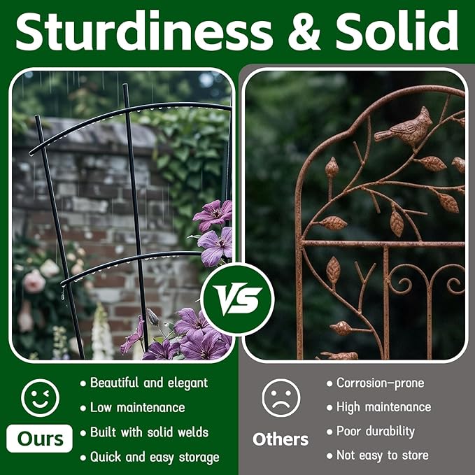 4 Pack 32'' Indoor Plant Trellis - Image 9