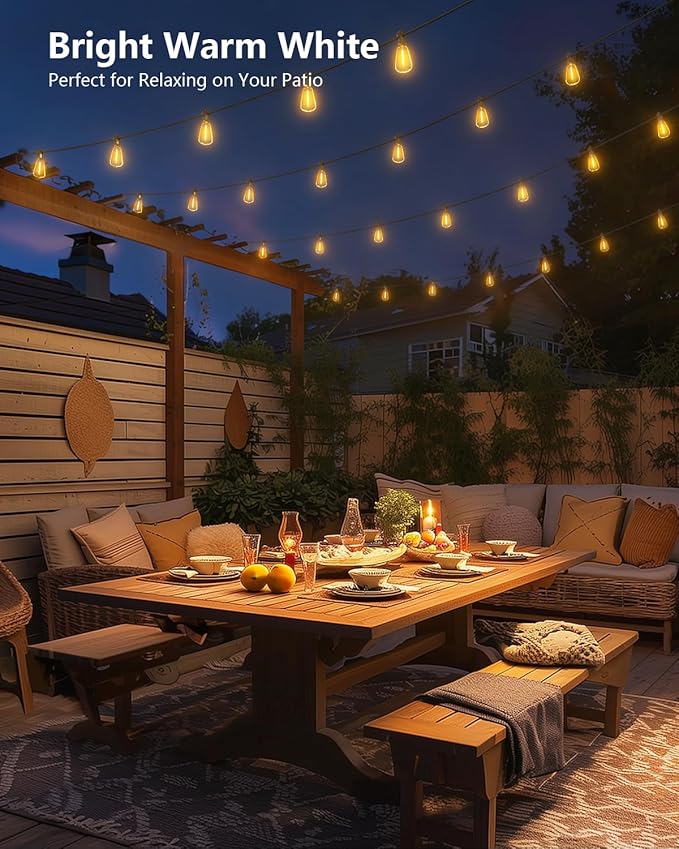 Brightown 151FT Solar String Lights Outdoor Waterproof - Image 7