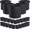 GROWTNT 5 Gallon Grow Bags 24 Pack, 5 Gallon Fabric Pots, Garden Bags to Grow by GROWTNTLLC