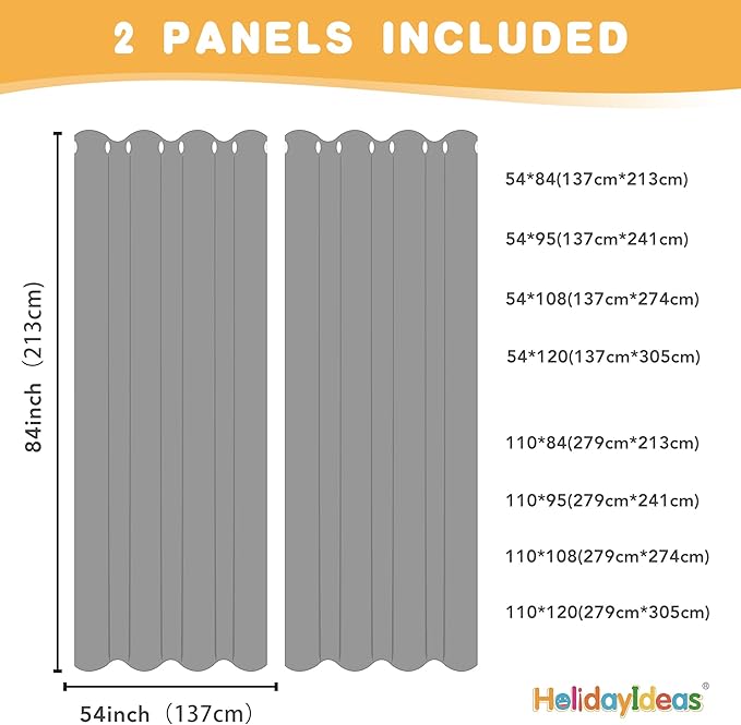 HolidayIdeas Extra Wide Outdoor Curtains - Image 6