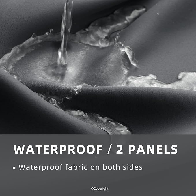Waterproof Outdoor Curtain W105 x L108 - Image 2