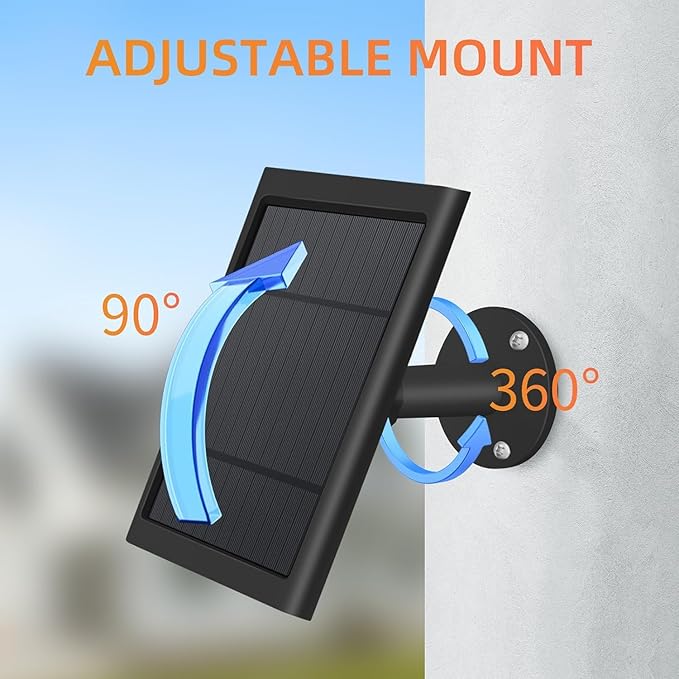 USB-C to Ring Barrel Plug 6Pack 4W Solar Charger - Image 5