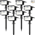 nipify 8 Pack Solar Spot Lights Outdoor by Nipify