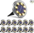 Solar Lights Outdoor Waterproof, 12 Pack Solar Ground Lights by OULONGER