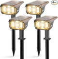 Solar Spot Lights Outdoor Landscape Lights, 40 LEDs Solar Landscape Spotlights by LEREKAM