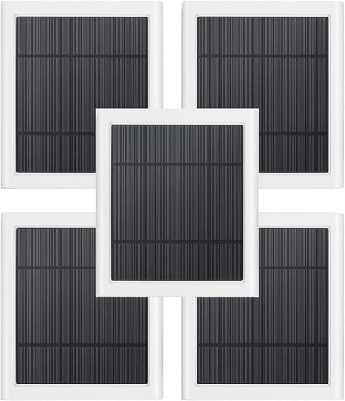 5 Pack IP65 Solar Panel for Rings Camera, 4W Solar Charger Compatible by Paodekua