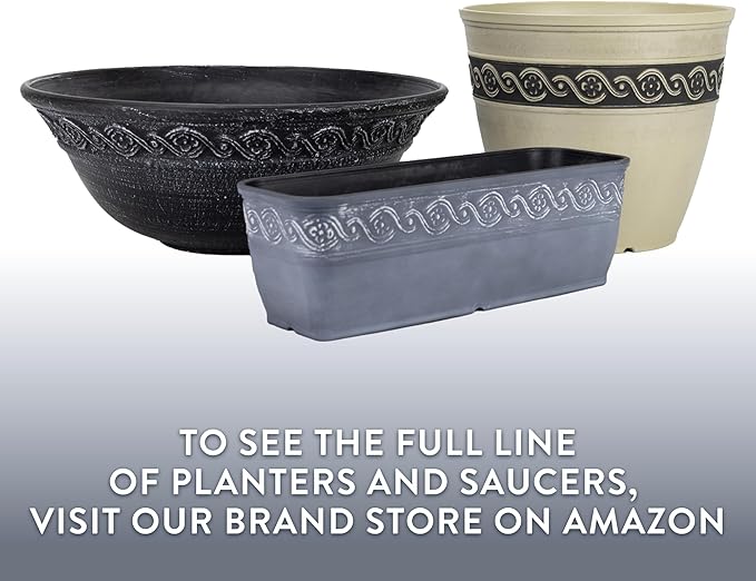 Classic Home and Garden Corinthian Resin Planter Pot - Image 7