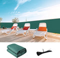 LOVE STORY Custom Size 3'x24' Dark Green Balcony Privacy Screen, UV Block by LOVESTORY