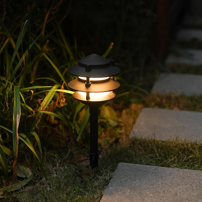 GOODSMANN Landscape Lighting 8PK Pathway Lights Low Voltage 2.2 Watt LED 12V AC - Image 7