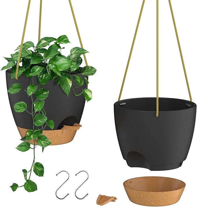 ZMTECH 6.5 Inch Hanging Planters by HighQualityGardeningTools