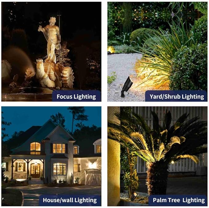 Gardenreet Black Brass Landscape Lighting Kit - Image 4