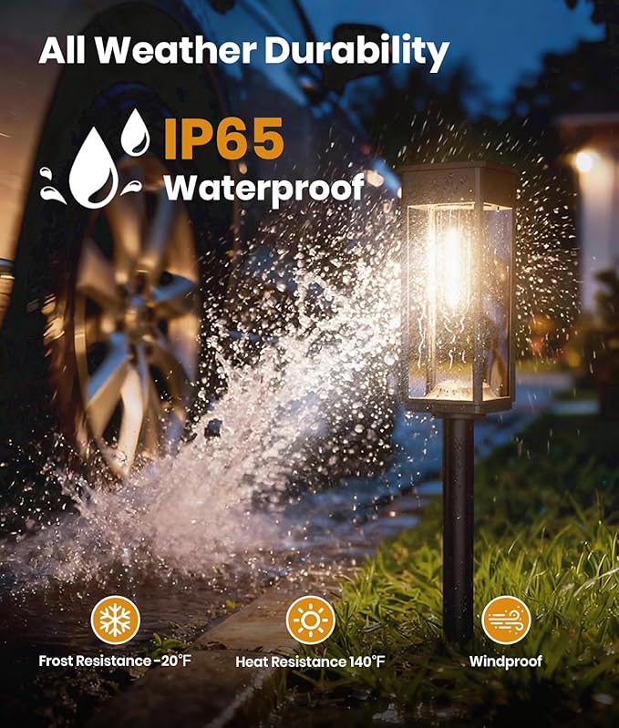 Solar Pathway Lights Outdoor, 12 Pack Bright Solar Lights Outdoor, Auto On/Off - Image 6