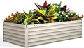 Garvee 8x4x2ft Galvanized Raised Garden Bed Outdoor, Rust-Resistant Raised by Garvee