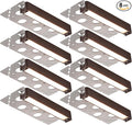 LEONLITE 8-Pack 7 Inch LED Hardscape Lighting, Update Retaining Wall Lights by LEONLITE