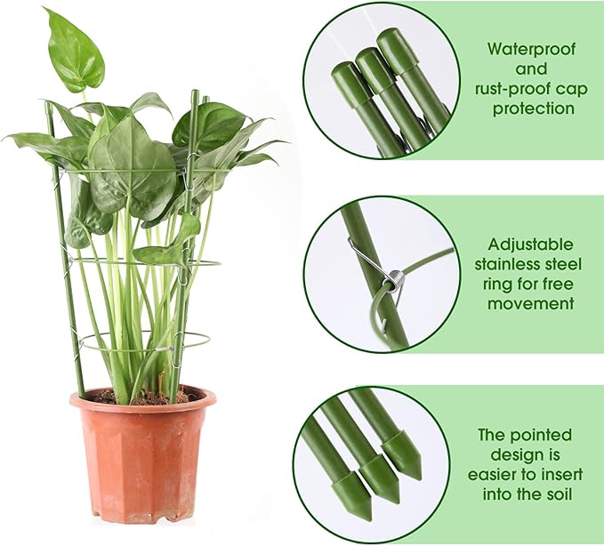 8 Pack Tomato Cage Plant Support Cages - Image 3