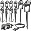 SUNTHIN Outdoor Landscape Lighting, 10 Pack Outdoor Spot Lights by SUNTHIN