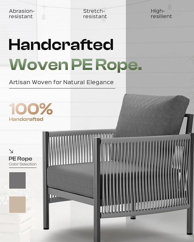 Aluminum Outdoor Patio Furniture Set - Image 3