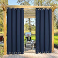 NICETOWN Outdoor Curtain for Patio Waterproof Extra Long 120", Windproof by NICETOWN