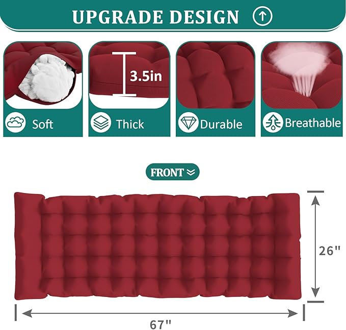 UDPATIO Oversized Zero Gravity Chair, 33In XXL Patio Reclining Chair - Image 5