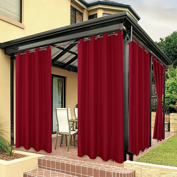 BONZER Outdoor Waterproof Curtains by Bonzer