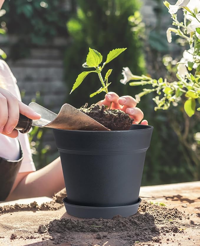 homenote Plant Pots, 6 Inch Flower Pots - Image 7