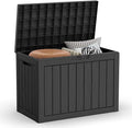 46 Gallon Outdoor Deck Box, Lockable Waterproof Outdoor Storage Boxes by MAIUSCOLI