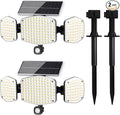 Solar Motion Sensor Outdoor Lights by HAARAY