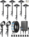 SUNVIE All-in-ONE Landscape Lighting Kit 6-Pack LED Outdoor Pathway Lights by SUNVIE