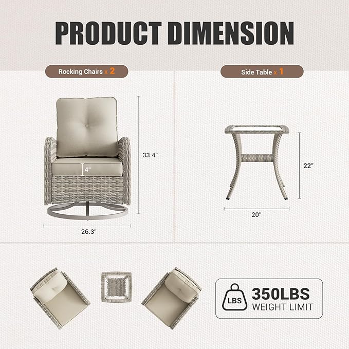 15-Piece Outdoor Patio Furniture Set - Image 8