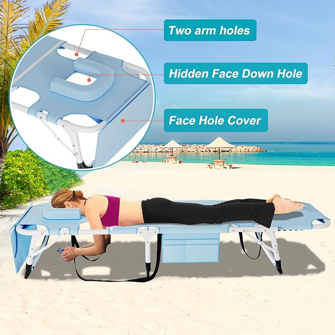 ABORON 3 in 1 Sun Tanning Chair Oversized - Image 7