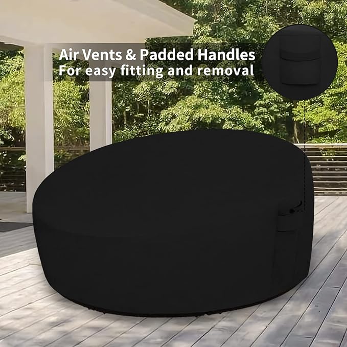 Easy-Going Heavy Duty 600D Outdoor Daybed Cover 75 Inch UV Resistant Patio - Image 5