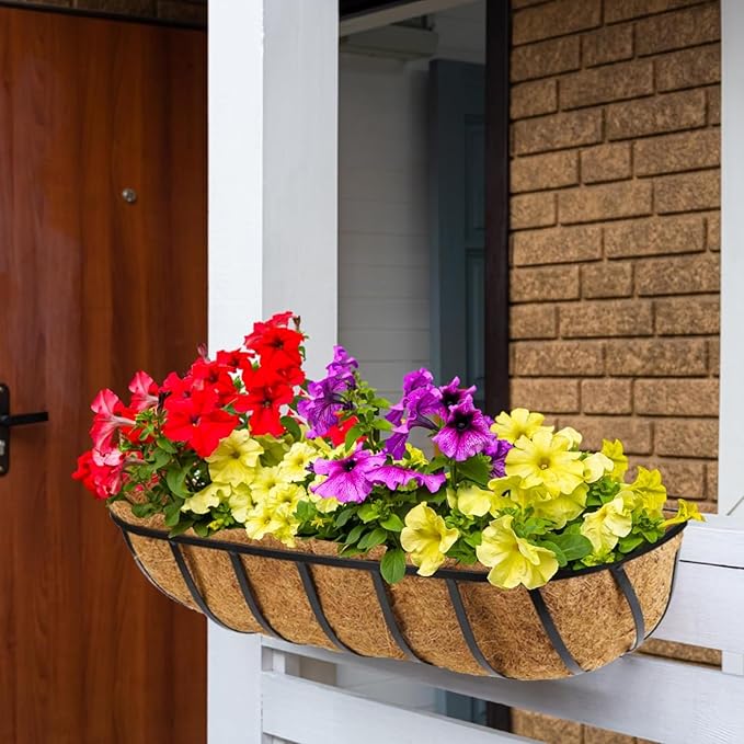 4 Pack 30 Inch Window Deck Railing Planter Boxes - Image 7