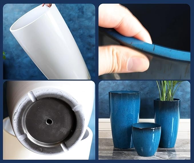24, 11 Inch Large Plastic Planters - Image 7