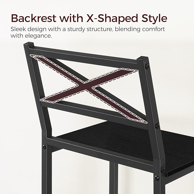 Bar Stools, Kitchen Breakfast Bar Chairs, Easy Assembly, - Image 8