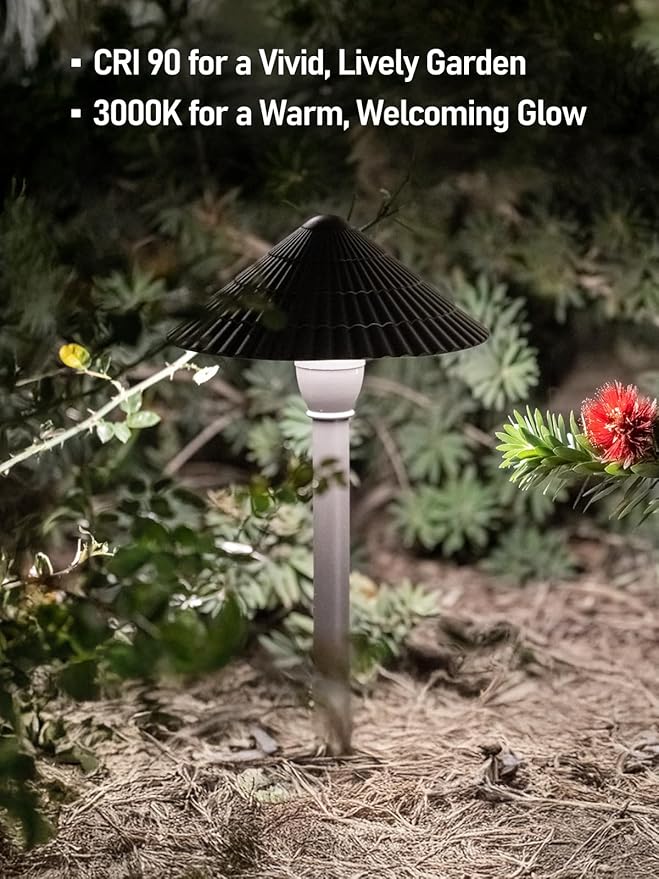 LEONLITE 12-Pack LED Low Voltage Landscape Lights, 3W Cast-Aluminum 12-24V - Image 4