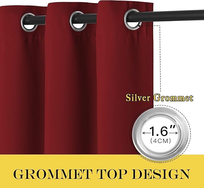 NICETOWN Blackout Room Divider Curtains - Image 6