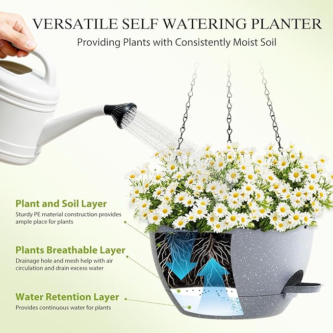 10 Inch Hanging Baskets 2 PC - Image 4