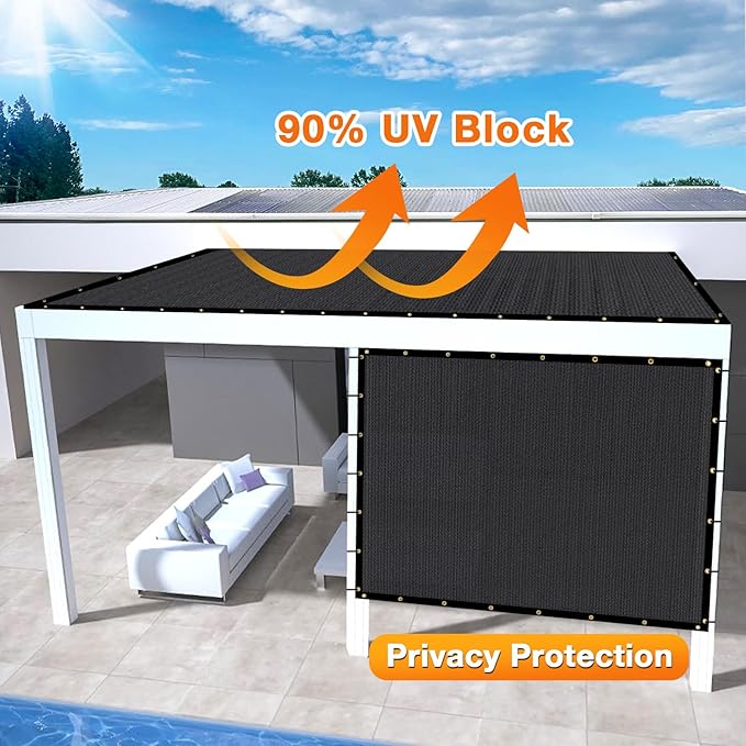 Artpuch Outdoor Pergola Shade Cover 12x16 FT Sun Shade Cloth - Image 3