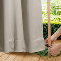 NICETOWN 2 Panels Weighted Outdoor Curtains by NICETOWN