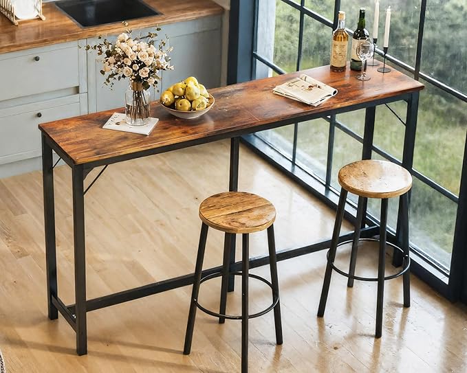 ODK 71 Inch Bar Table, Bar Height Pub Table, Counter Height Bar Table, - Image 2