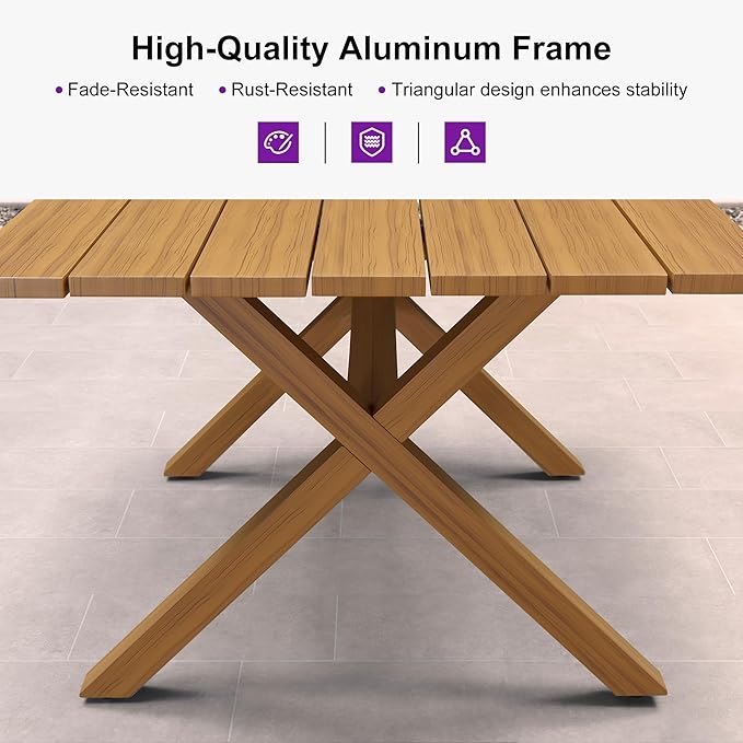 PURPLE LEAF 5 Pieces Outdoor Dining Set - Image 6