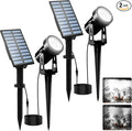 T-SUNUS Solar Garden Spot Lights, LED Solar Landscape Light Outdoor IP65 by T-SUNUSLighting