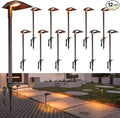 LEONLITE 12 Pack 5CCT Low Voltage Landscape Lights, 5W Anti-Glare LED Pathway by LEONLITE