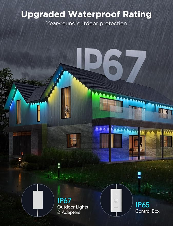 Govee Permanent Outdoor Lights Pro, 200ft - Image 5