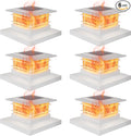 Dynaming 6 Pack Solar Post Cap Lights Outdoor by Dynaming