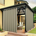 BONZER Outdoor Curtains for Patio Waterproof Thick Privacy Wide Grommet Light by Bonzer