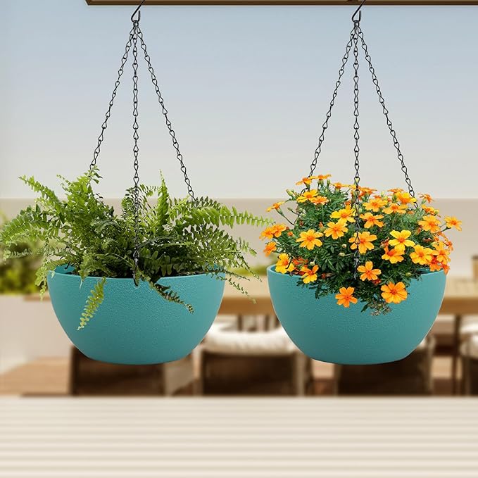 8 inch Small Hanging Planters Plant Pots - Image 6