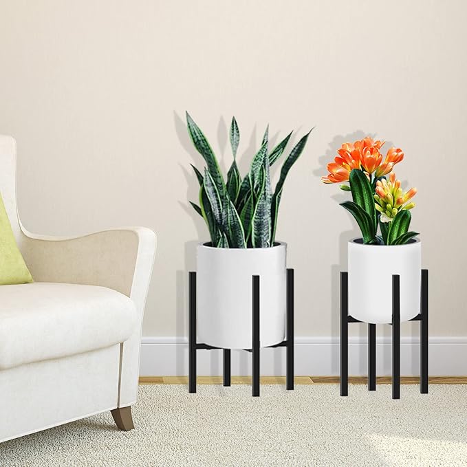 Heavy Plant Stand for 10"-16" Plant Pot Indoor Outdoor Corner, Adjustable Metal - Image 6