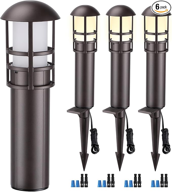 LEONLITE LED Low Voltage Landscape Pathway Lights, 3W 12V AC/DC Path Lighting by LEONLITE